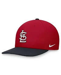 Nike Men's Red/Navy St. Louis Cardinals Evergreen Two-Tone Snapback Hat
