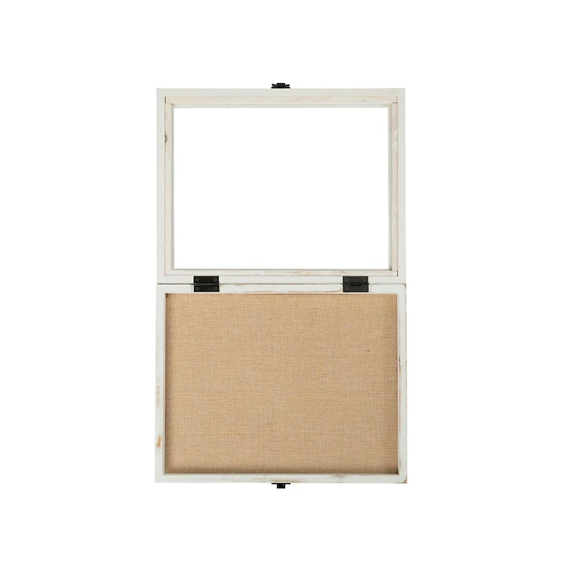 Wood Shadow Box Display Case - Solid Wood With Acrylic Window - Security Latch - For Mementos And Keepsakes