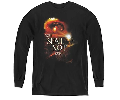 Lord Of The Rings Youth You Shall Not Pass Long Sleeve Sweatshirts