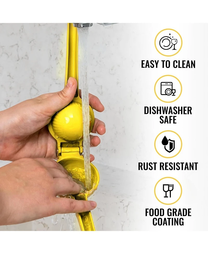 Handheld Manual Lemon Squeezer - Premium Single Bowl Citrus Juicer