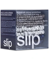 Slip -Pc. Pure Silk Skinny Scrunchies Set