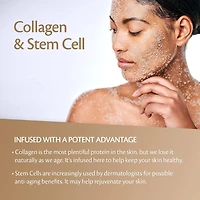 M3 Brown Sugar Body Scrub with Collagen Stem Cell Exfoliating Body Scrubber Face Cleanser Fight Skin Care Appearance Cellulite Fine Line Stretch Mark