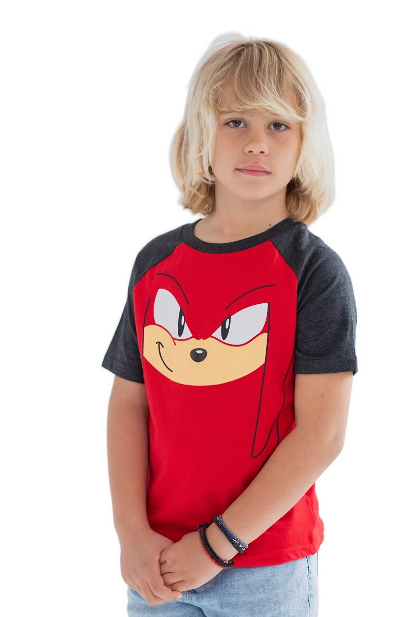 Sega Toddler Boys Sonic The Hedgehog Tails Knuckles 3 Pack T-Shirts /
