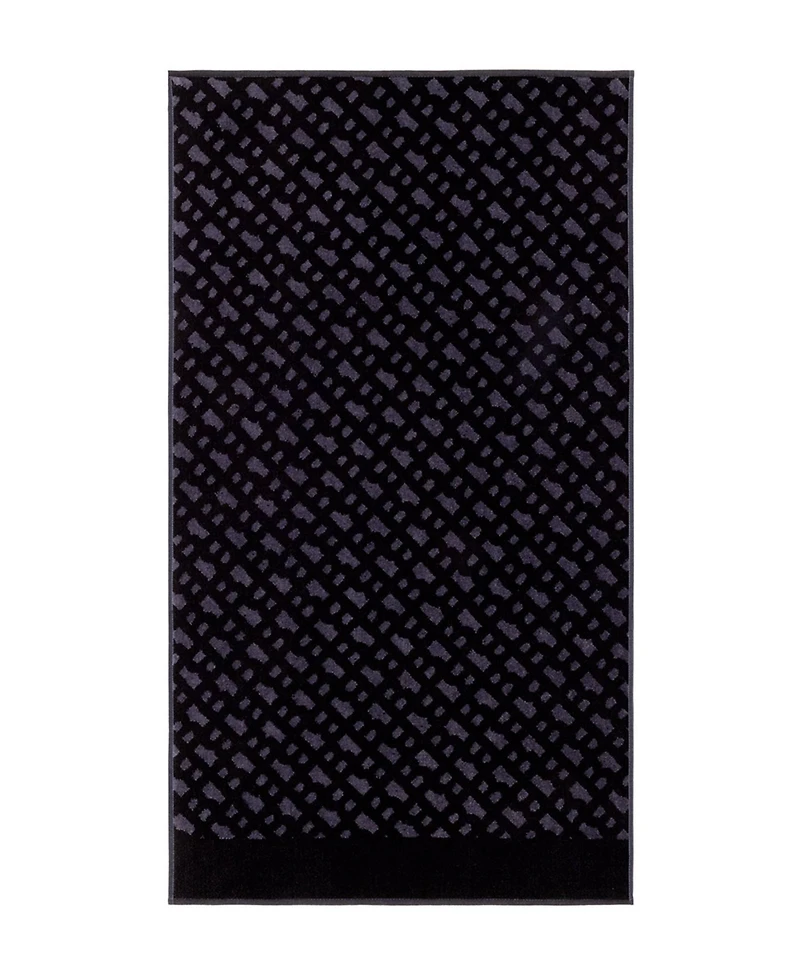 Boss Home B Monogram Velour Jacquard Hand Towel, 20" x 39"