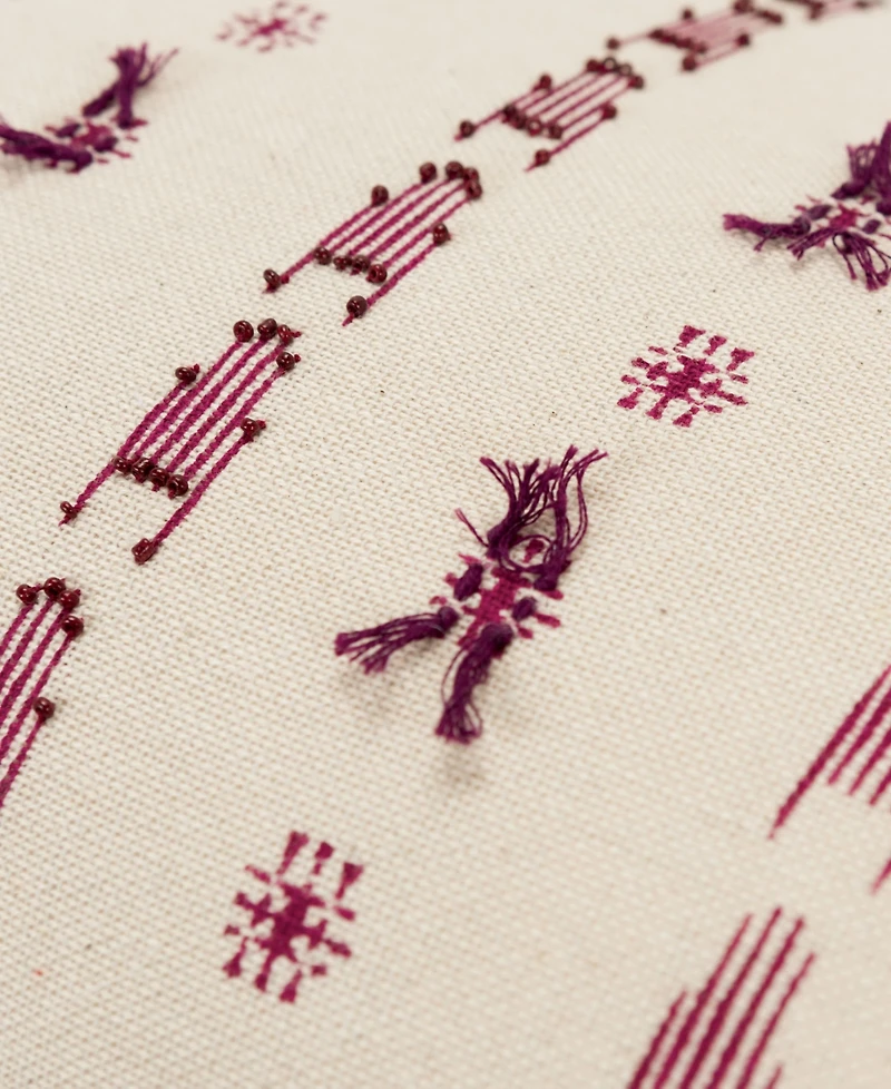 Closeout! Rizzy Home Geometric Polyester Filled Decorative Pillow, 14" x 26"