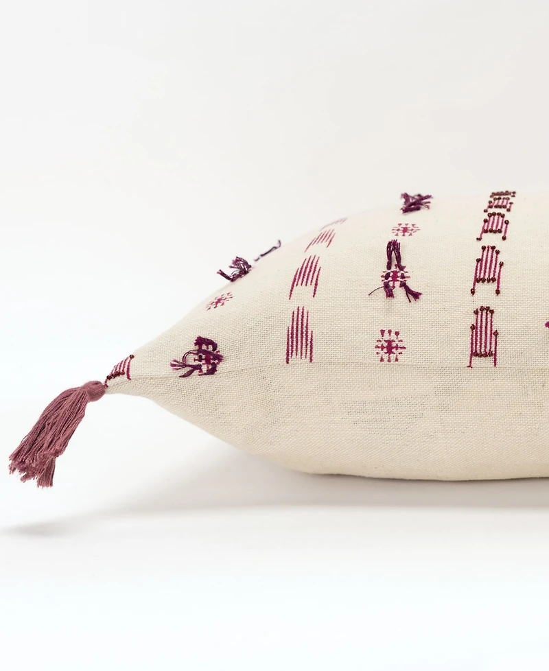 Closeout! Rizzy Home Geometric Polyester Filled Decorative Pillow, 14" x 26"