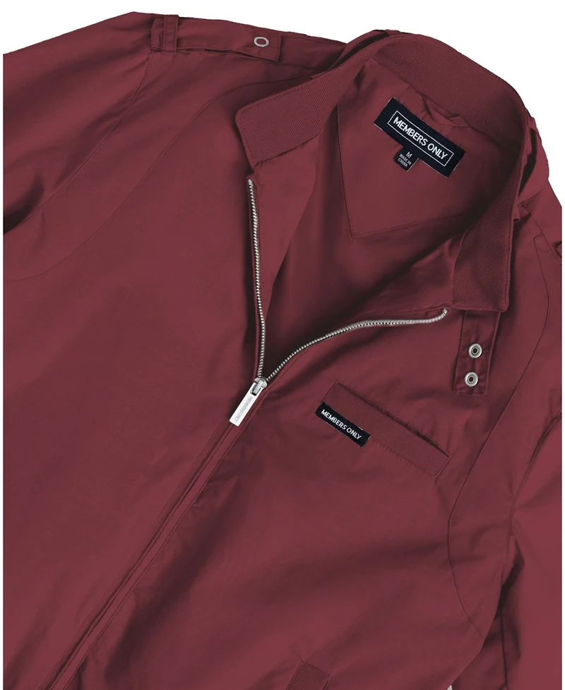 Men's Big & Tall Classic Iconic Racer Jacket (Slim Fit)