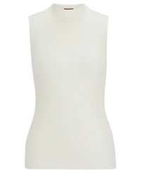 Boss by Hugo Women's Sleeveless Mock-Neck Top