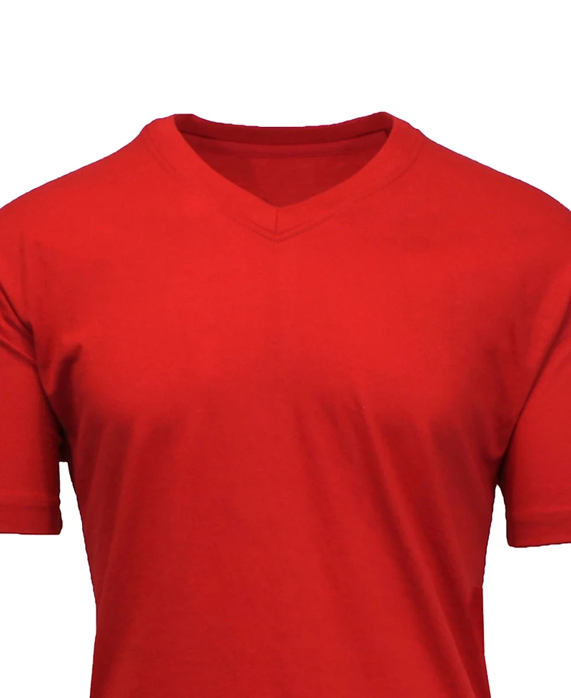 Blue Ice Men's Short Sleeve V-Neck Tee-5 Pack