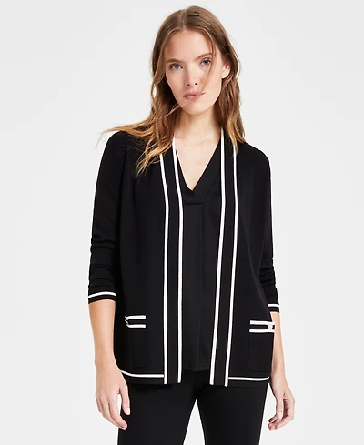Anne Klein Women's Malibu Piped Cardigan