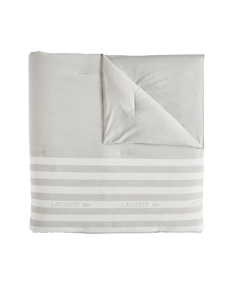 Closeout! Lacoste Home Court Stripe 2-Pc. Comforter Set, Twin