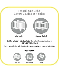 Halo Dream Inc. Breathable Mesh Liner for Full-Size Cribs