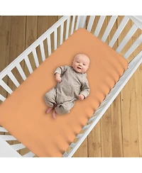 BreathableBaby All-in-One Fitted Sheet & Waterproof Cover for 52" x 28" Crib Mattress (2-Pack)