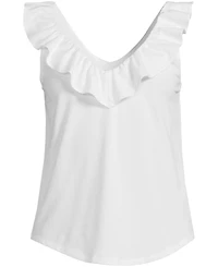 Lands' End Plus Lightweight Jersey Tank Top