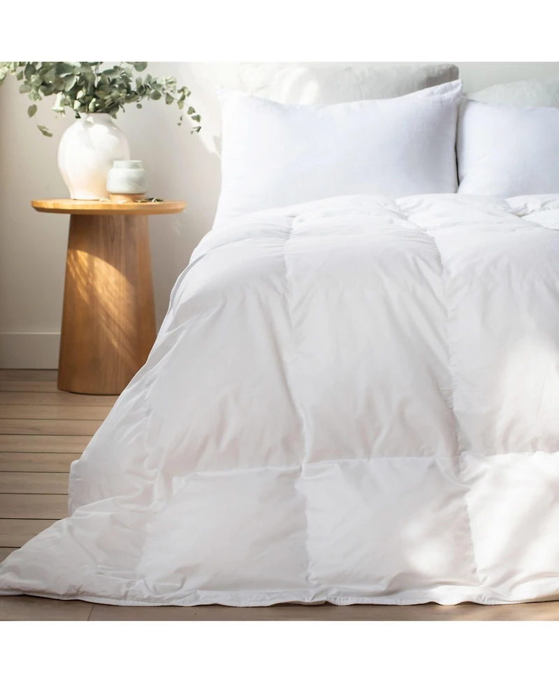 All Season 700 fill Power Luxury White Duck Down Comforter - Full/Queen