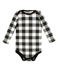 Hudson Baby Boys Long-Sleeve Cotton Bodysuit Collection 7-Piece Set