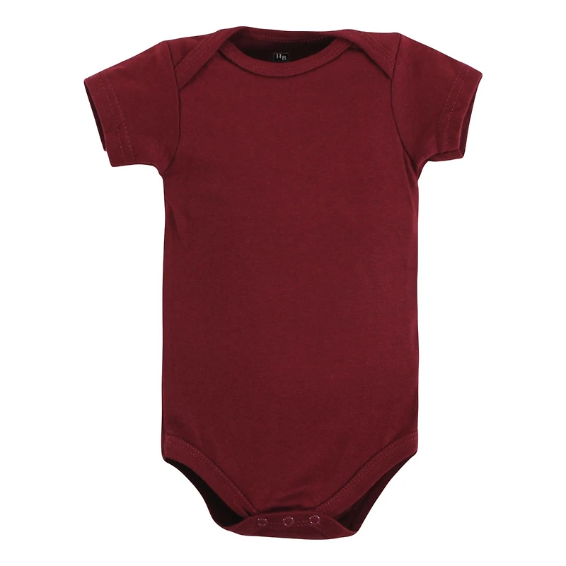 Hudson Baby Boys 7-Pack Cotton Onesies