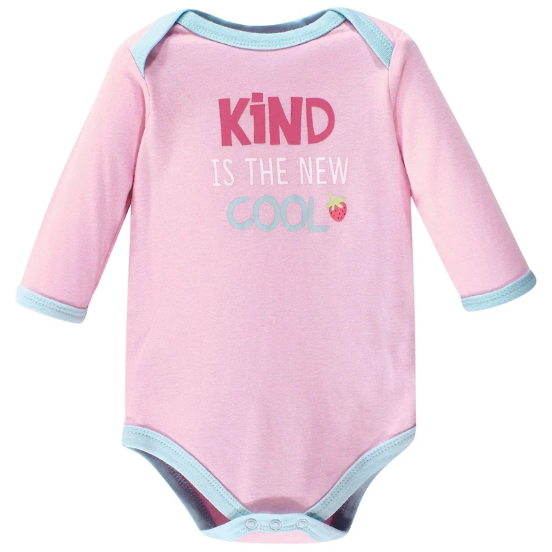 Luvable Friends Baby Girls Everyday Cotton All-In-One Garment with Long Arms