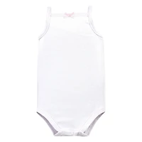 Hudson Baby Girls Soft Cotton Sleeveless Onesies