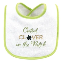 Hudson Baby Girls 12Pk Fiber Filled Holiday Bibs