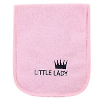 Hudson Baby Infant Cotton Terry Bib and Burp Cloth