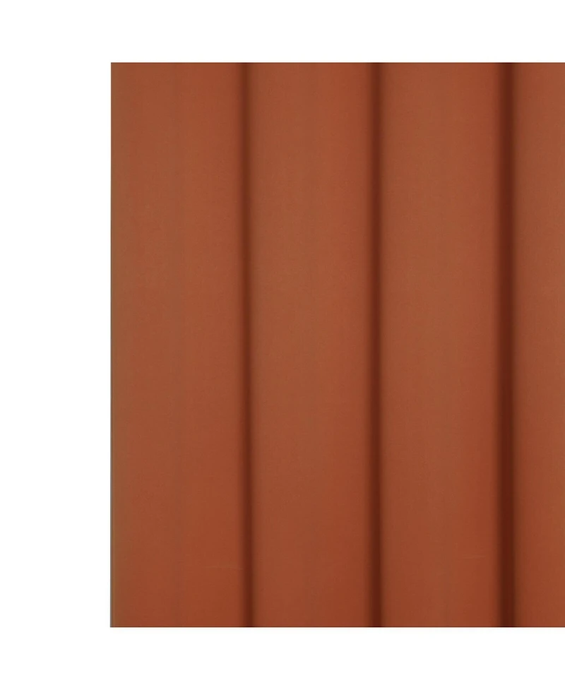 Kate Aurora Hotel Living 2 Pack 100% Blackout Grommet Top Orange Spice Curtain Panels - 50 in. W x 45 in. L, Orange Spice