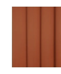 Kate Aurora Hotel Living 2 Pack 100% Blackout Grommet Top Orange Spice Curtain Panels - 50 in. W x 45 in. L, Orange Spice