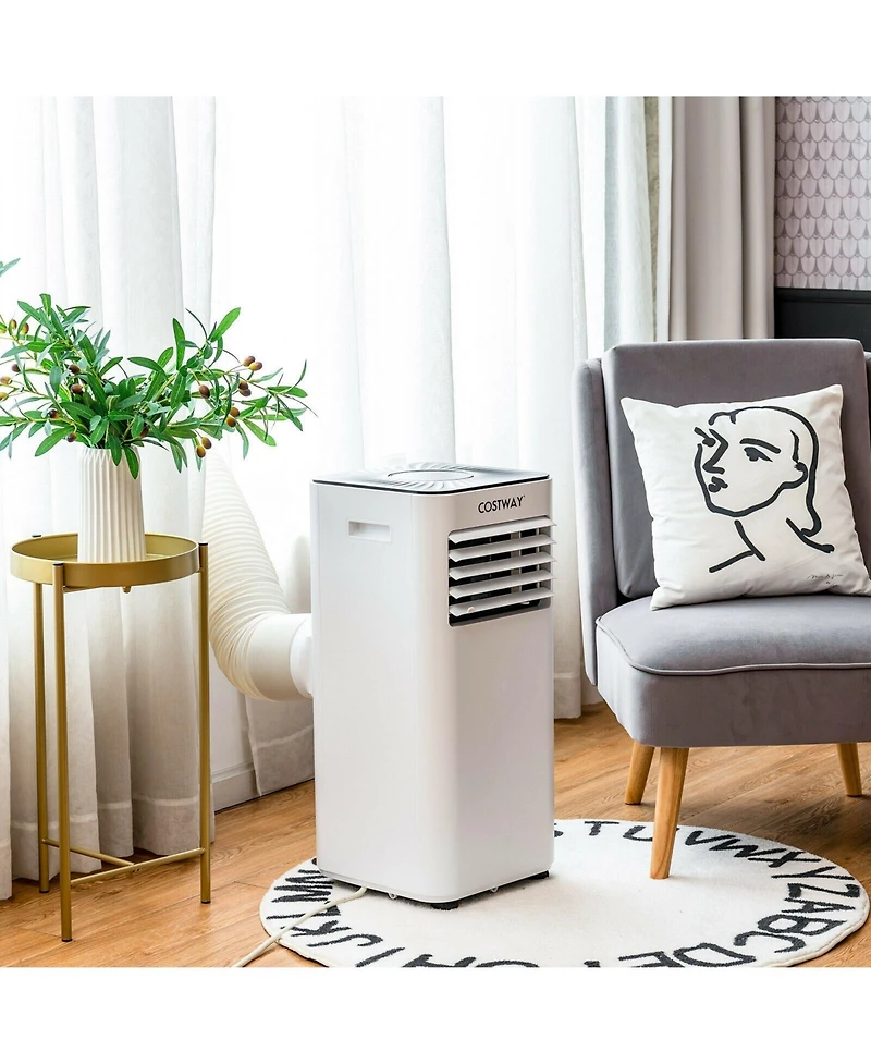 10000 Btu Portable Evaporative Air Cooler Dehumidifier with 24H Timer