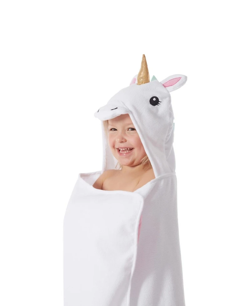 Kate Aurora Complete 5 Piece Juvi Unicorns Themed Fabric Shower Curtain Bathroom Set