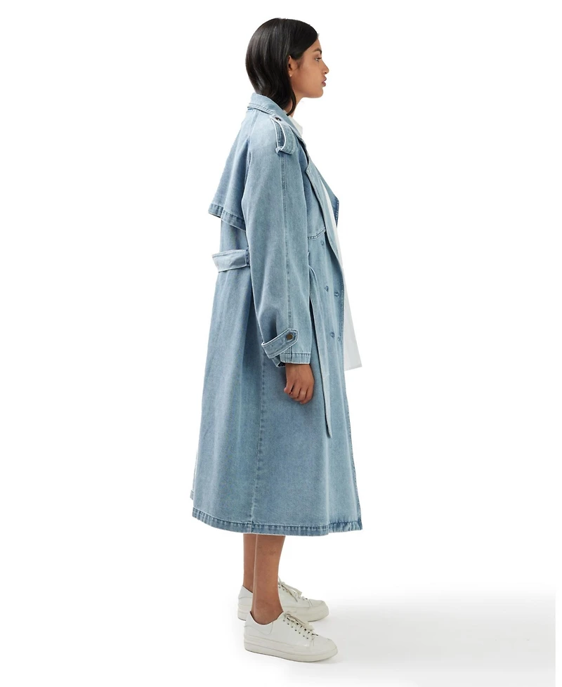 Belle & Bloom Wild Skies Denim Trench
