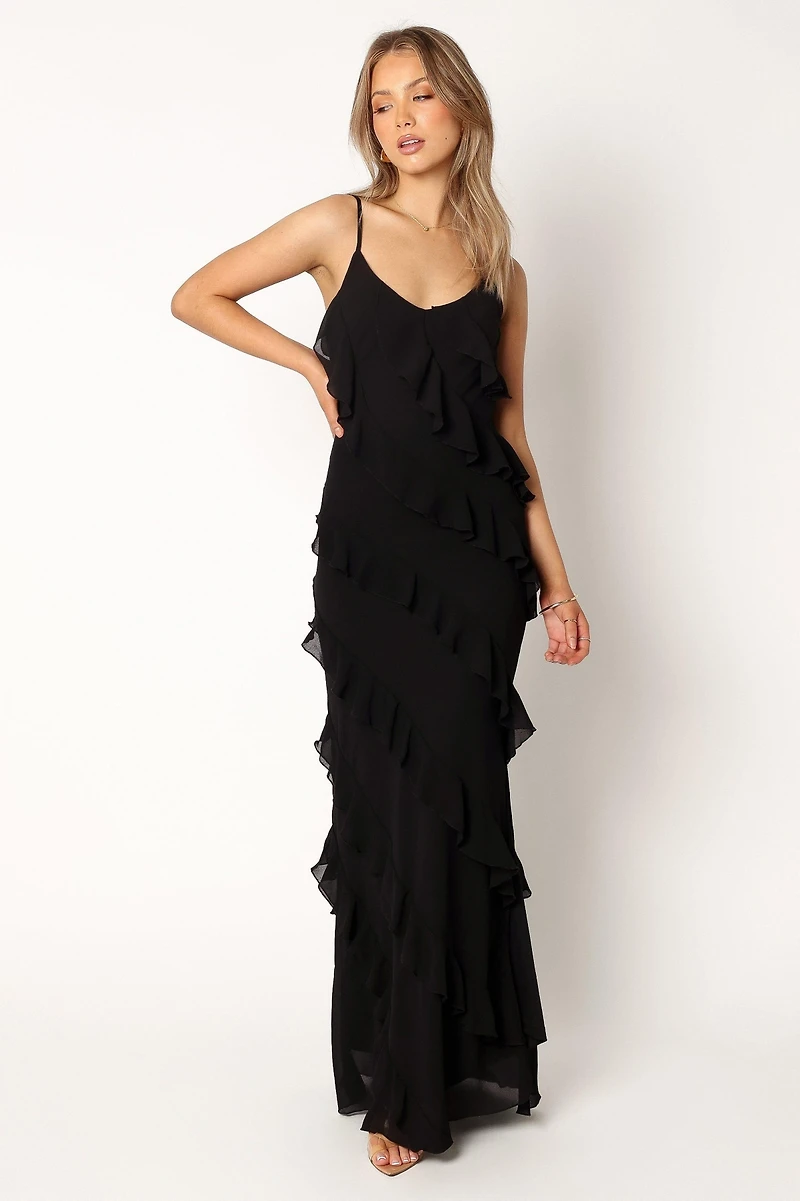 Petal and Pup Women's Ciao Ruffles Maxi Dress