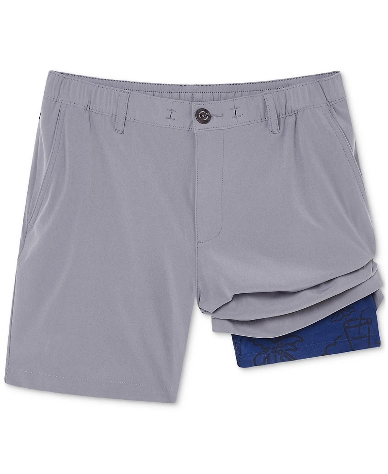 Chubbies Men's The World's Grayest Standard-Fit Lined 6" Shorts