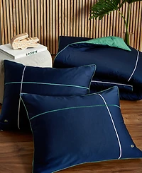 Lacoste Home Court Lines 3-Pc. Comforter Set, Full/Queen