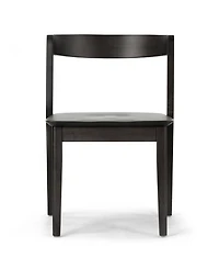 Glamour Home 29.53" Astor Rubberwood Dining Chair, Set of 2