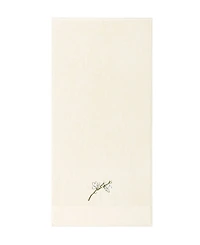 Boss Home Almond Flowers Embroidered Cotton Hand Towel, 20" x 39"