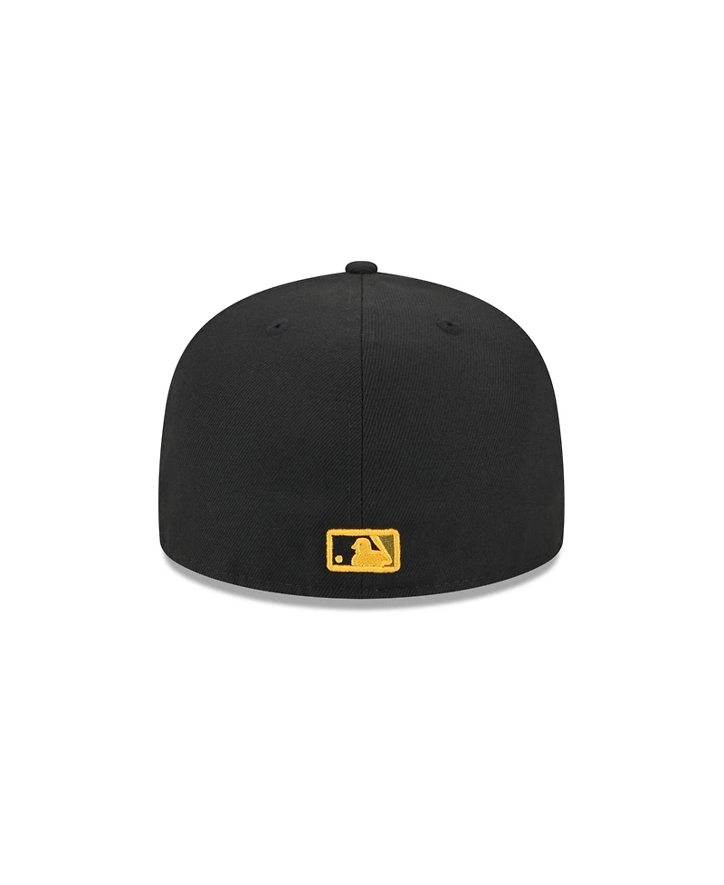 New Era Men's Black Los Angeles Dodgers 2024 Armed Forces Day On-Field 59FIFTY Fitted Hat