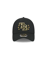 New Era Men's Black Tampa Bay Rays 2024 Armed Forces Day 39THIRTY Flex Hat