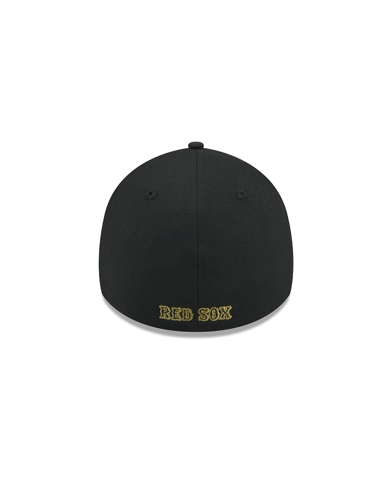 New Era Men's Black Boston Red Sox 2024 Armed Forces Day 39THIRTY Flex Hat