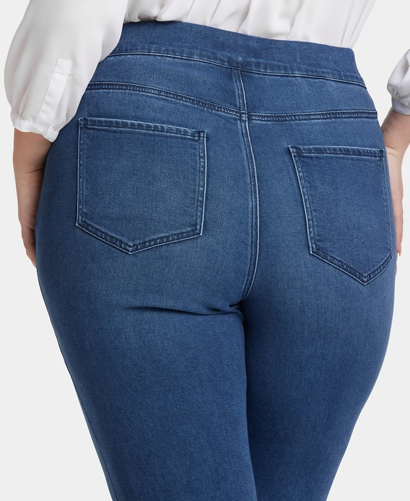 Nydj Plus Dakota Crop Pull-On Jeans