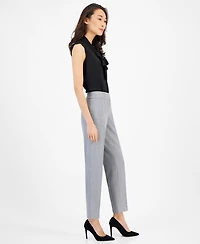 Kasper Women's Stretch Crepe Slim Leg Pant, Regular & Petite