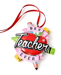 Holiday Lane All About You Best Teacher Ornament, Exclusively at Macy's
