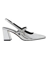 Marc Fisher Women's Lanai lock Heel Slingback Pumps