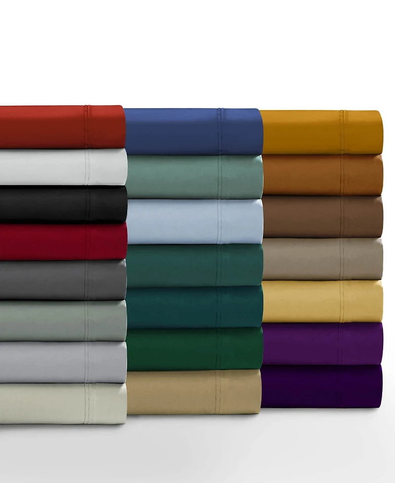 Tribeca Living Super Soft Solid Easy-Care Extra Deep Pocket Sheet Set, California King