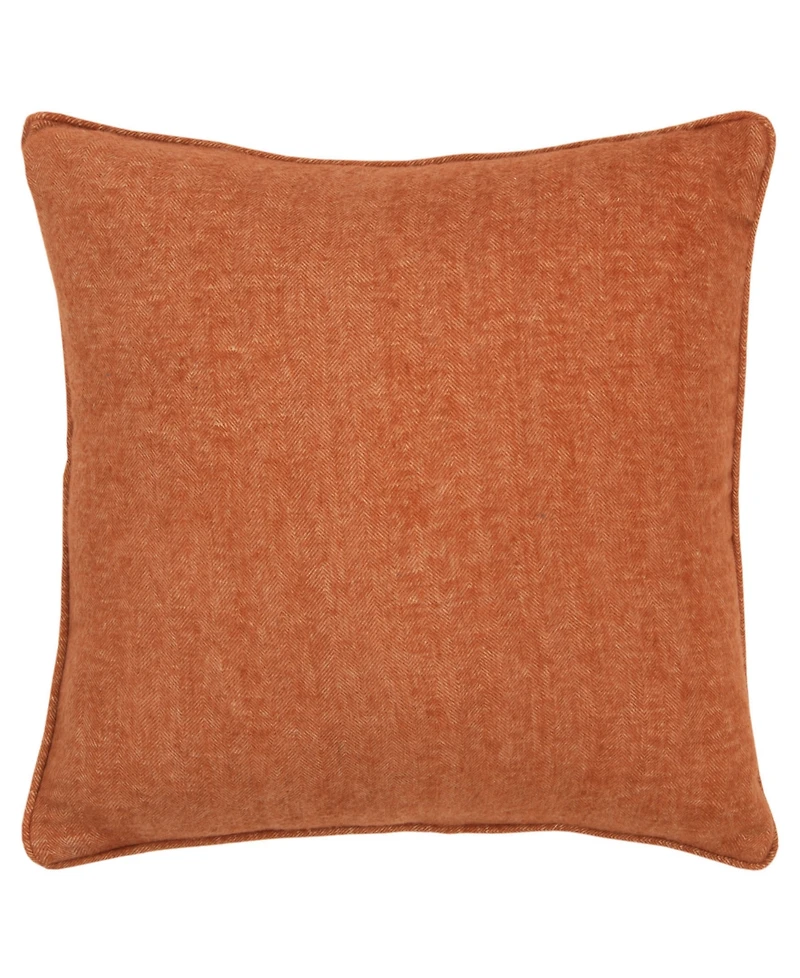 Closeout! Rizzy Home Solid Polyester Filled Decorative Pillow, 20" x 20"