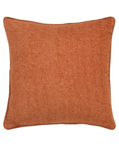 Closeout! Rizzy Home Solid Polyester Filled Decorative Pillow, 20" x 20"