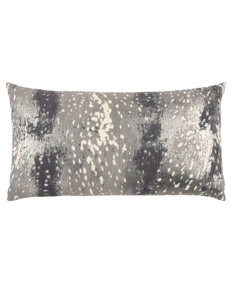 Rizzy Home Abstract Design Polyester Filled Decorative Pillow, 14" x 26"