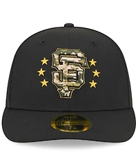 New Era Men's Black San Francisco Giants 2024 Armed Forces Day Low Profile 59FIFTY Fitted Hat