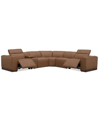 Lovro Leather Sectional Collection Created For Macys