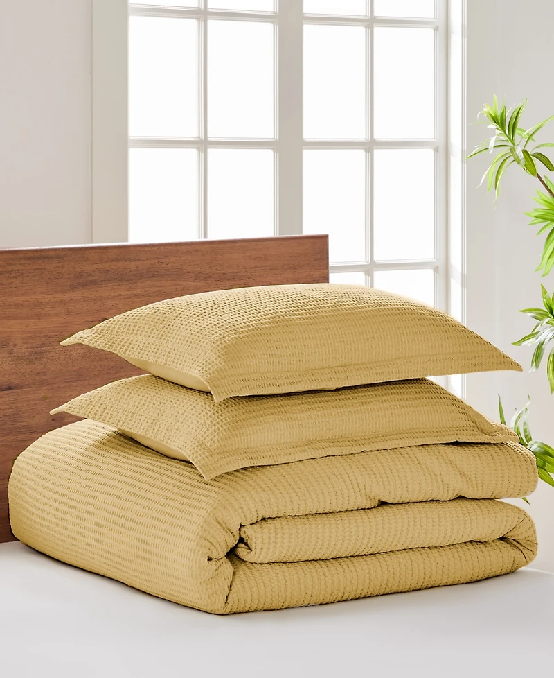 Levtex Cloud Waffle Textured 3-Pc. Comforter Set