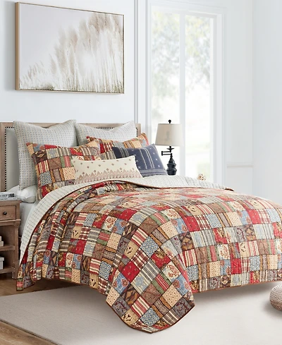 Levtex Ansara Reversible 3-Pc. Quilt Set, Full/Queen